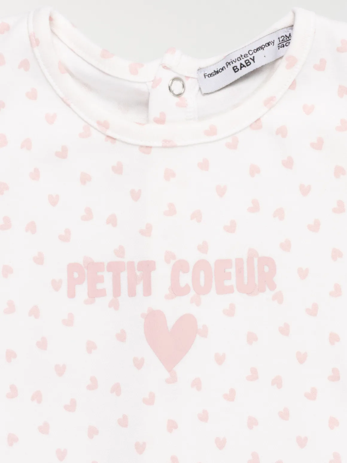 Dors-bien petit coeur fille (3-24M)