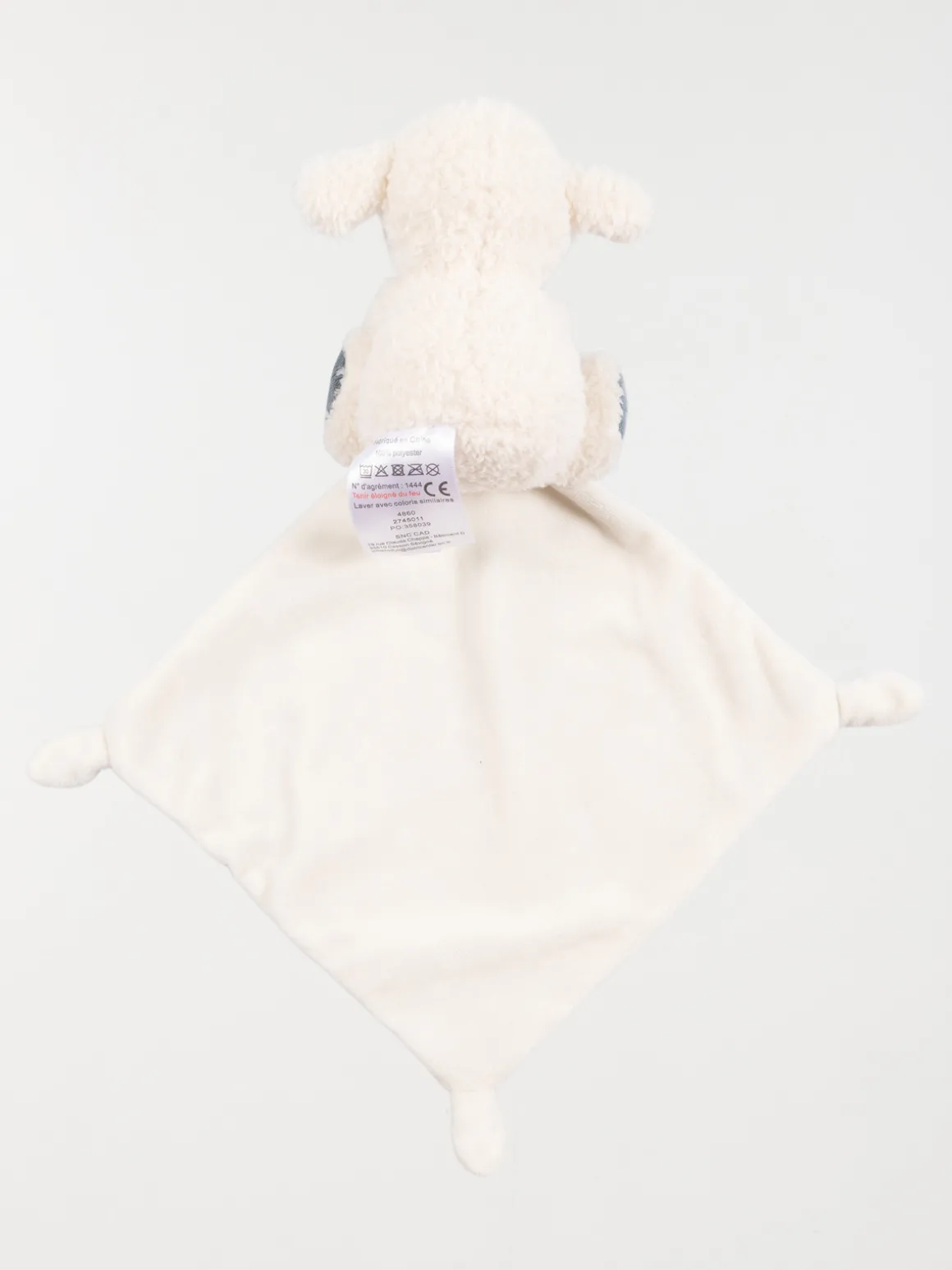 Doudou mouchoir naissance mouton