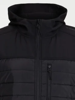 Doudoune à capuche grande taille homme