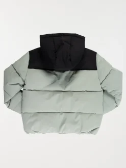 Doudoune bicolore capuche fille (XXS-M)