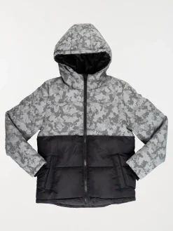 Doudoune camouflage garçon (3-12A)