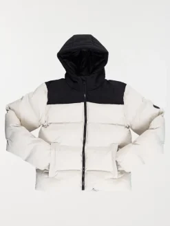 Doudoune capuche bicolore garçon (XXS-M)