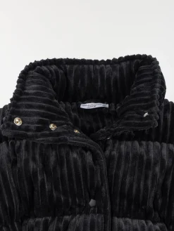 Doudoune en velours noir fille (XXS-M)