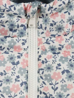 Doudoune fleurie fille (3-12A)