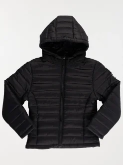 Doudoune légère noire fille (3-12A)