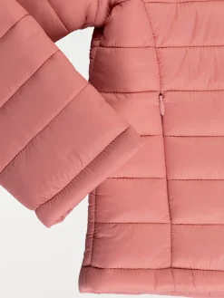 Doudoune légère rose foncé fille (3-12A)