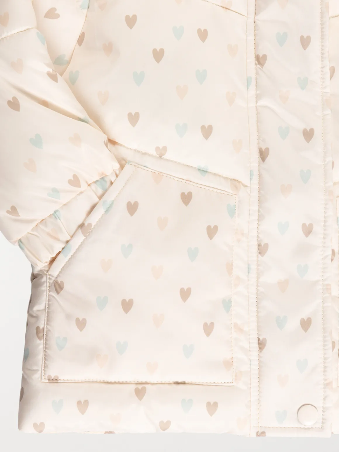 Doudoune motif coeur fille (3-36M)