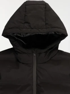Doudoune noire capuche garçon (XXS-M)
