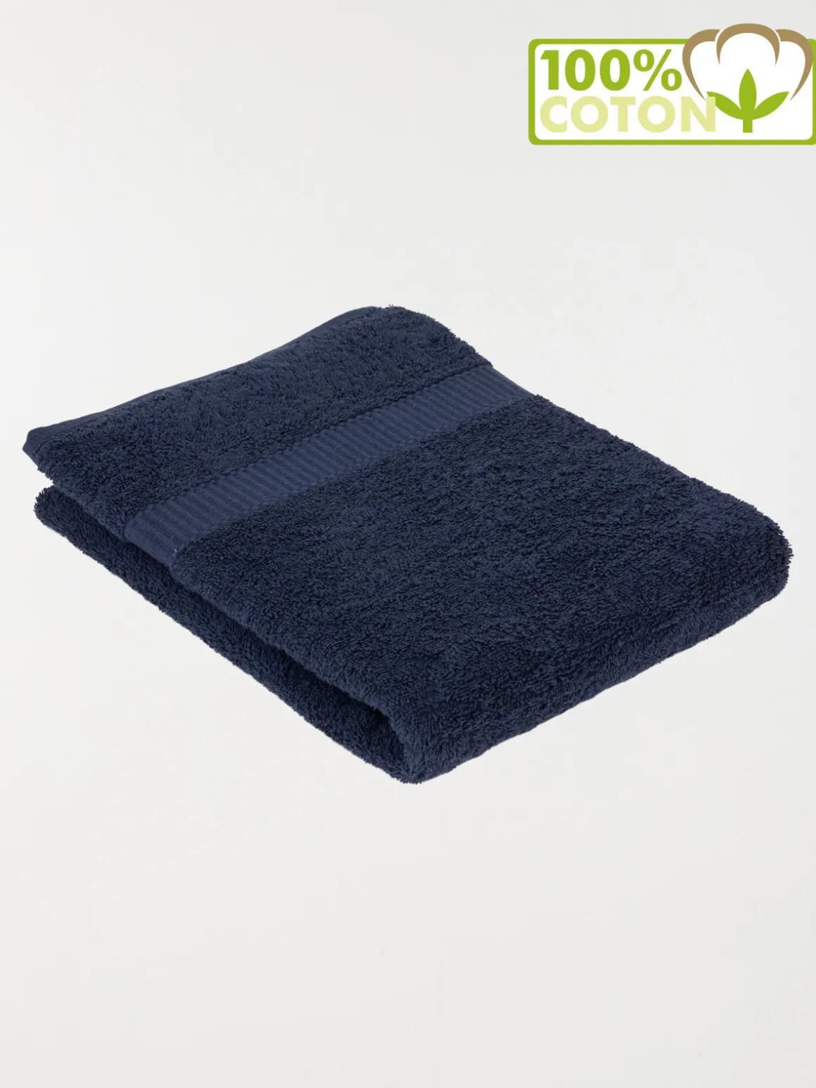 Drap de douche bleu nuit 70 x 130 cm