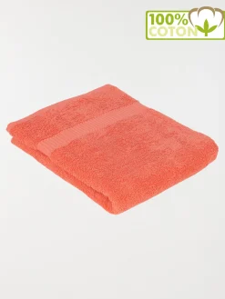 Drap de douche pêche 70 x 130 cm
