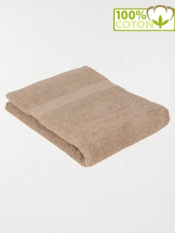 Drap de douche taupe 70 x 130 cm