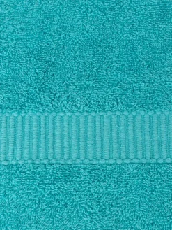 Drap de douche turquoise 70 x 130 cm
