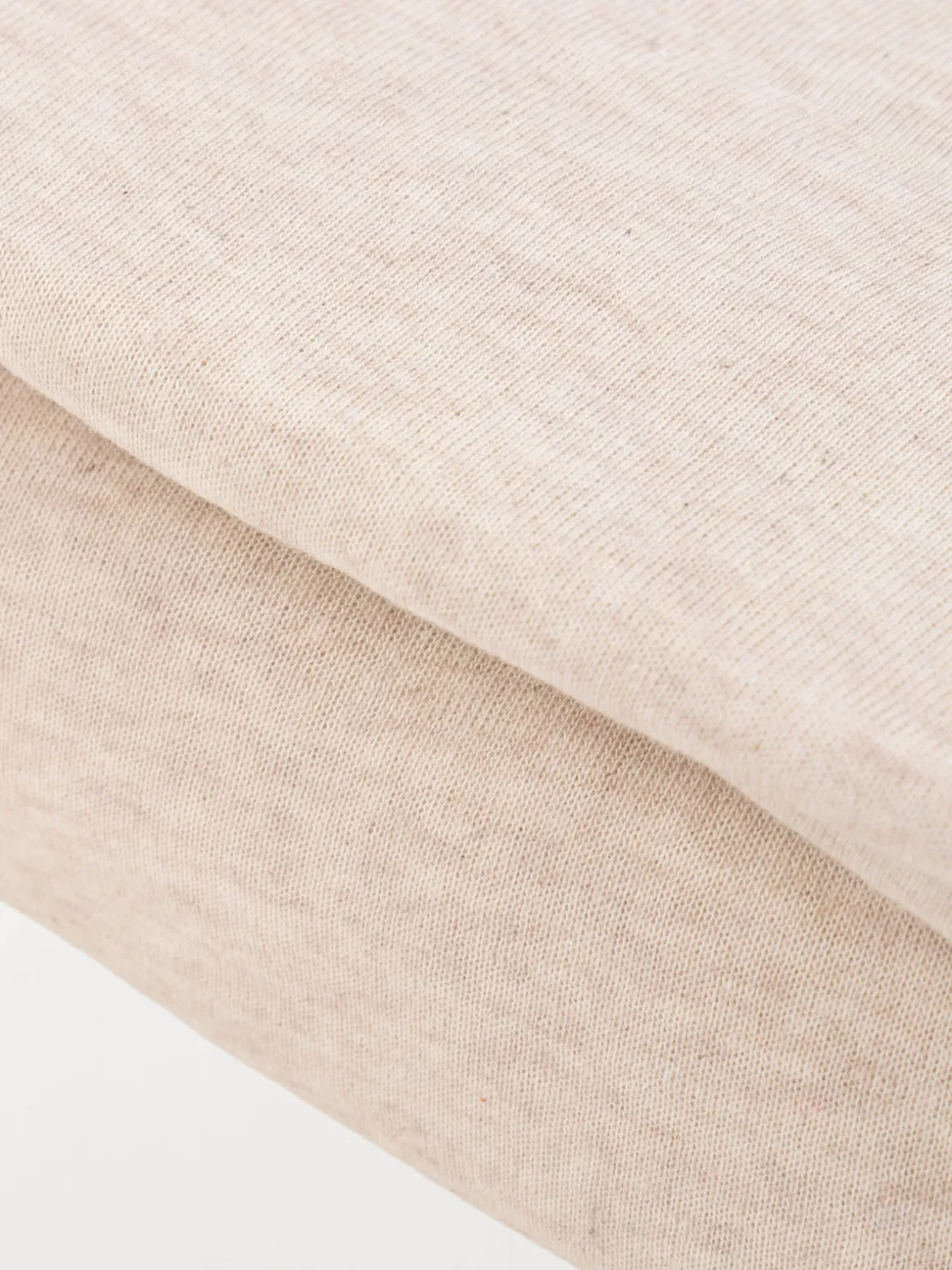 Drap housse 160 x 200 cm beige chiné