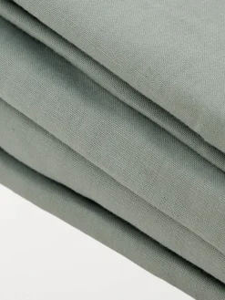Drap housse 140 x 190 cm sauge