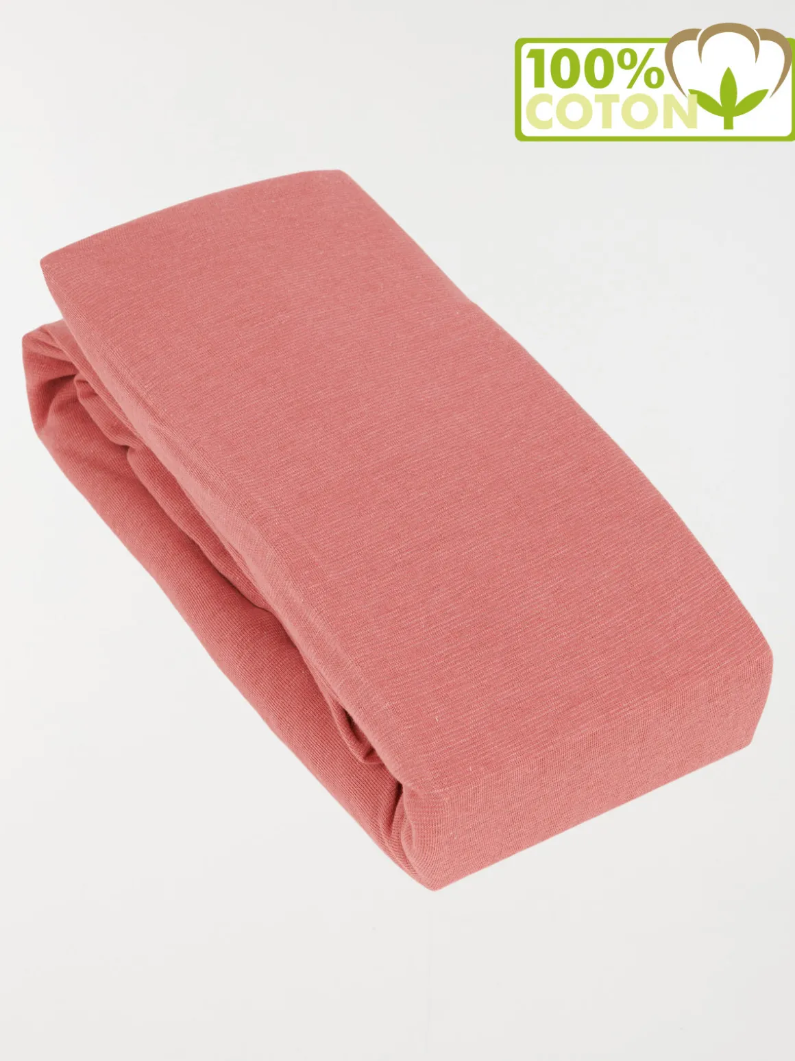 Drap housse jersey rose foncé 160x200 cm