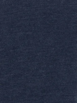Drap housse jersey 90x190 cm bleu chiné