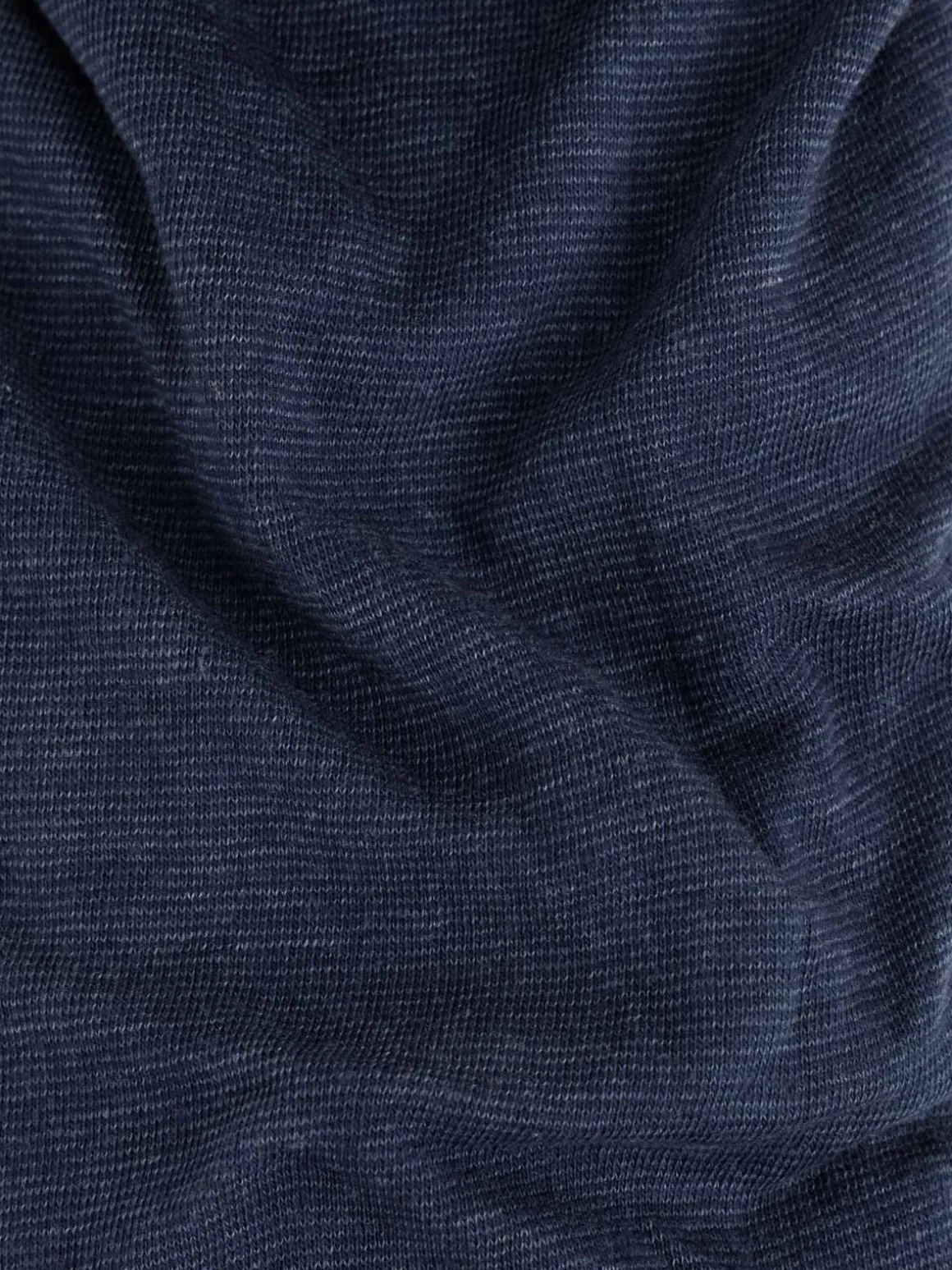 Drap housse jersey 140x190 cm bleu chiné