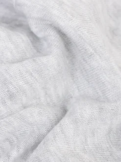 Drap housse jersey 140x190 gris chiné