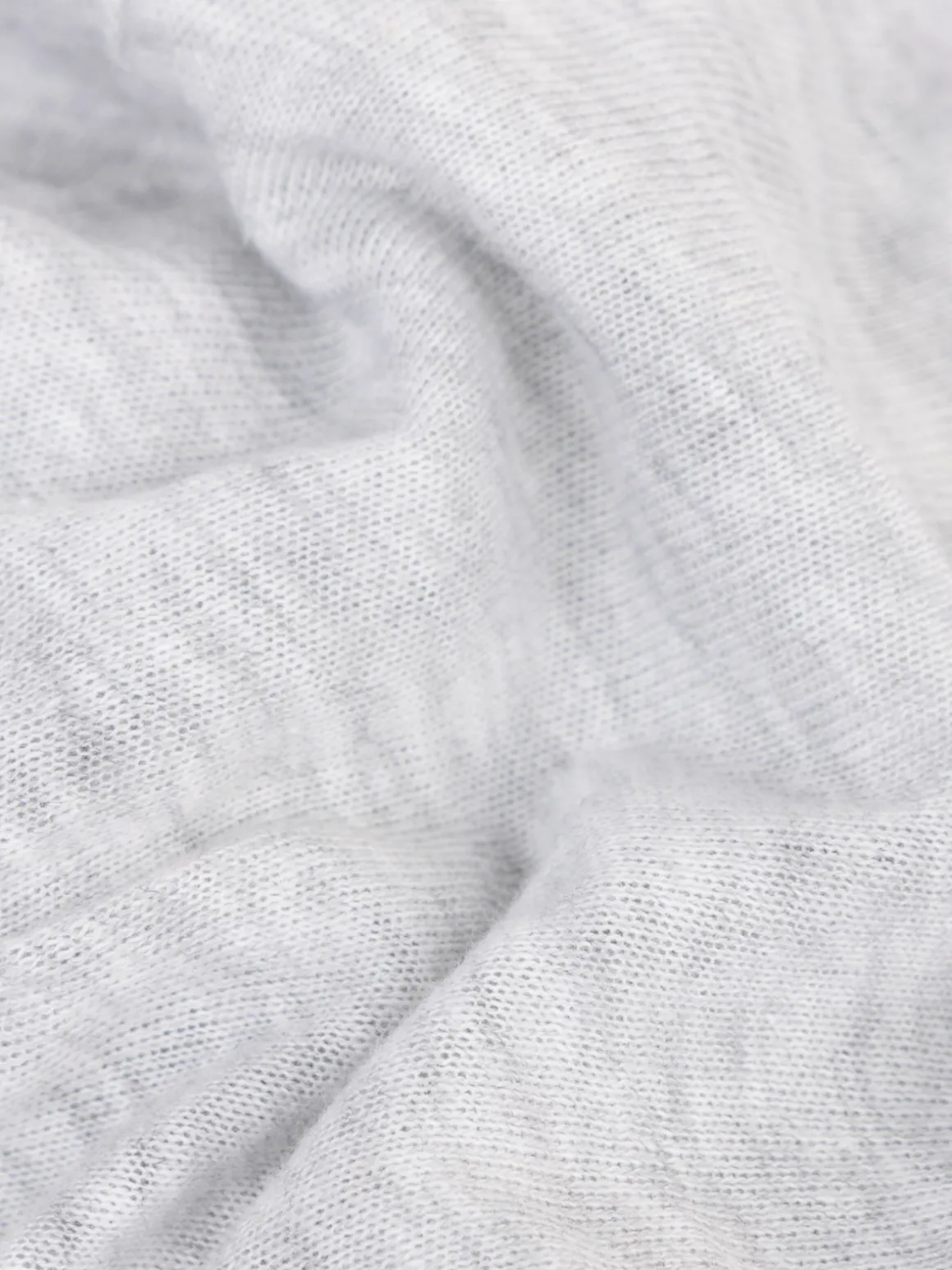 Drap housse jersey 140x190 gris chiné