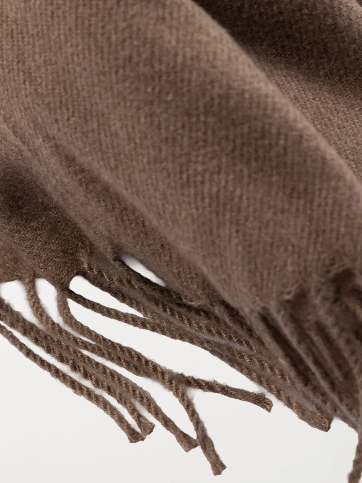 Echarpe coloris moka homme