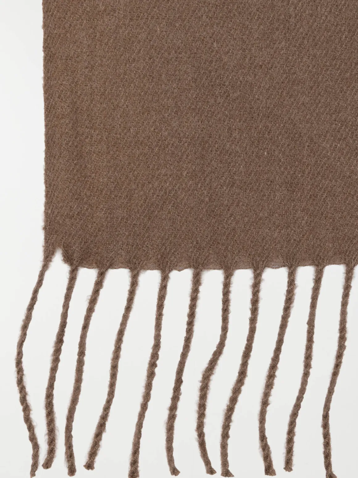 Echarpe coloris moka homme