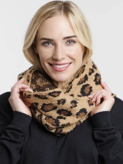 Echarpe snood léopard femme
