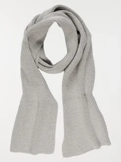 Ensemble bonnet écharpe gris femme