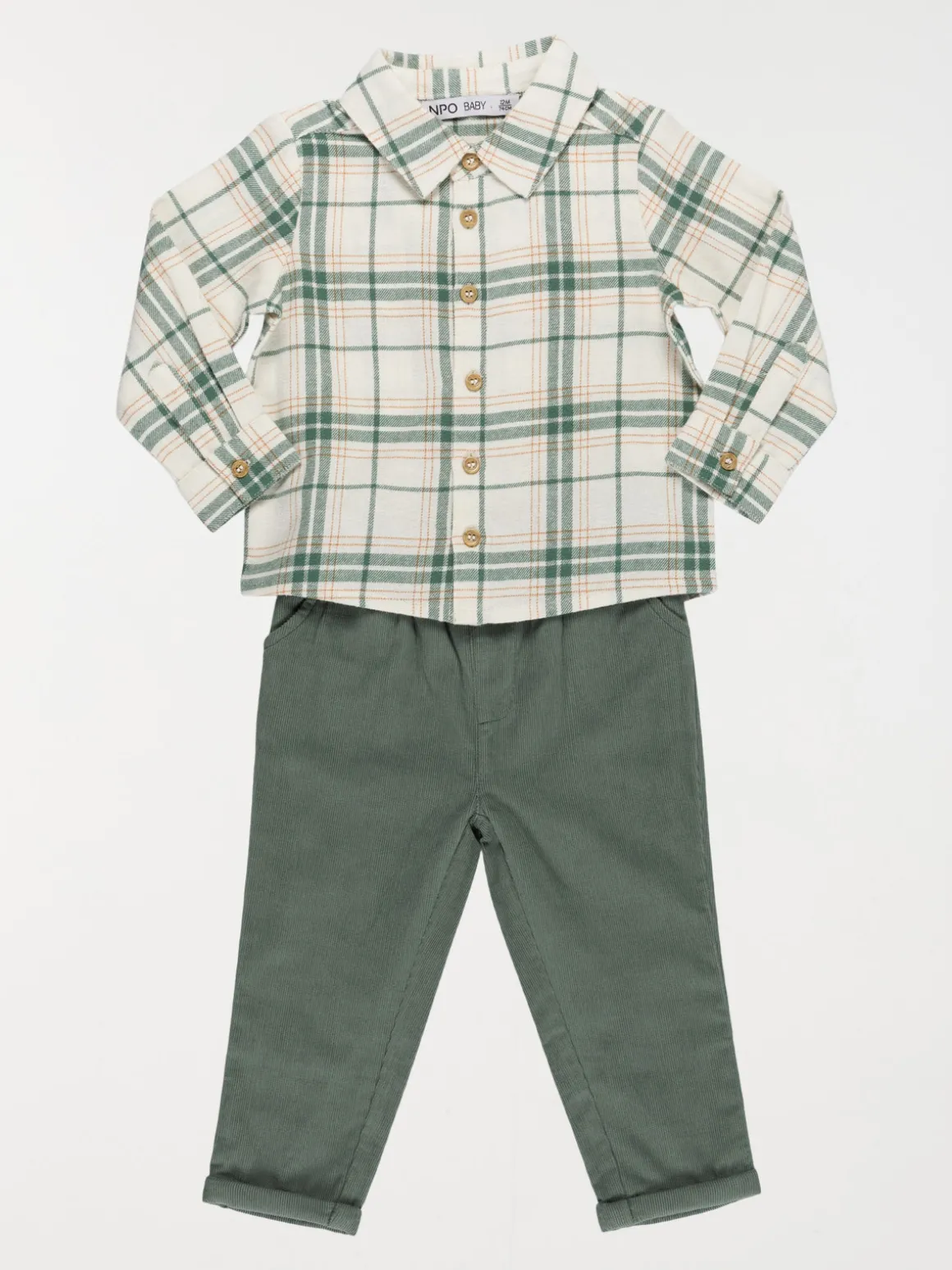 Ensemble chemise pantalon garçon (6-36M)