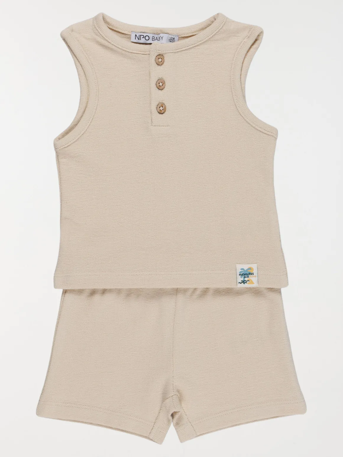 Ensemble débardeur/short garçon (6-36M)
