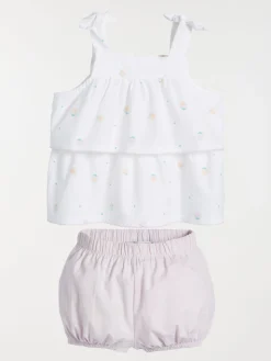 Ensemble fille top et bloomer (3-24M)