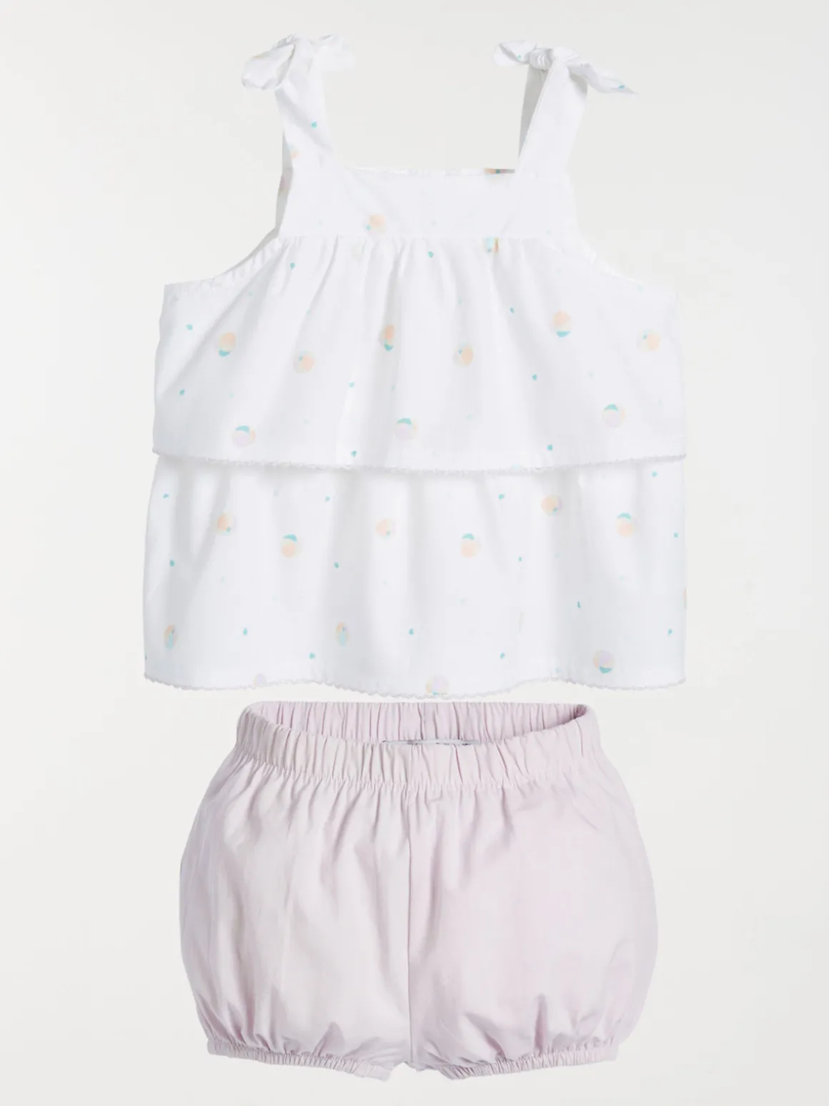 Ensemble fille top et bloomer (3-24M)