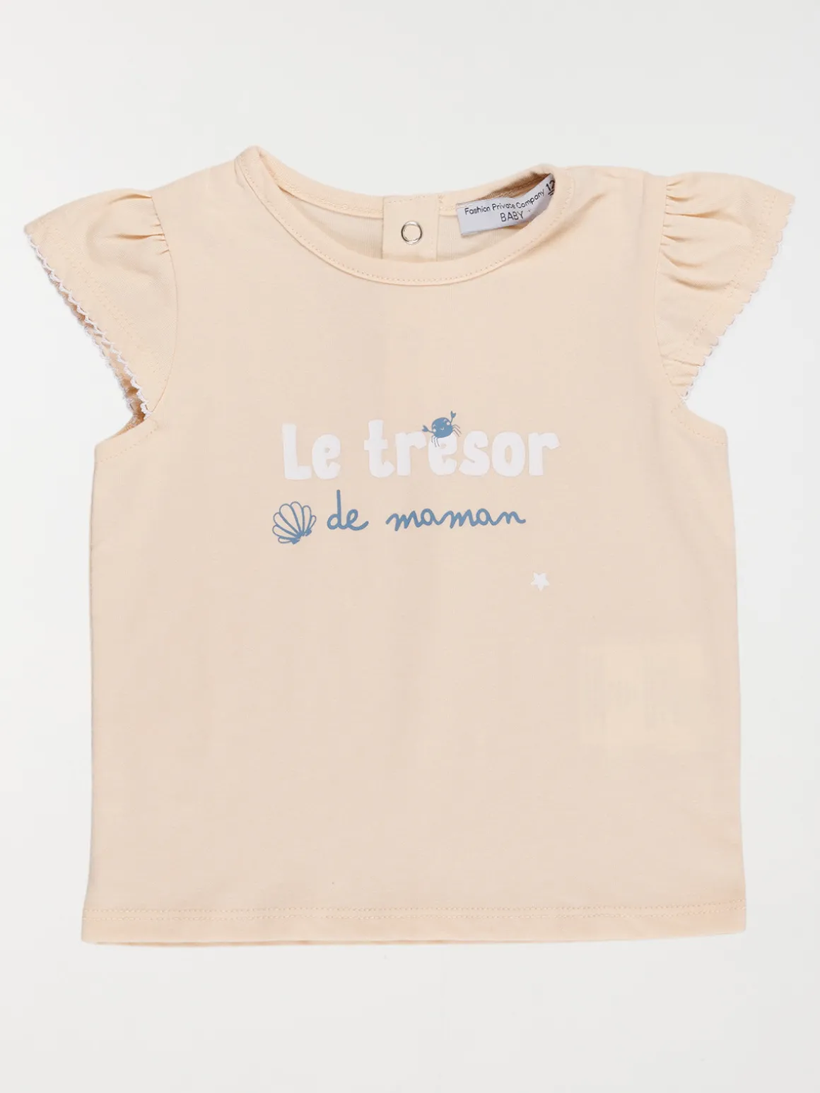 Ensemble fille t-shirt/cycliste (3-36M)