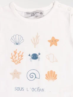 Ensemble fille t-shirt/short (3-36M)