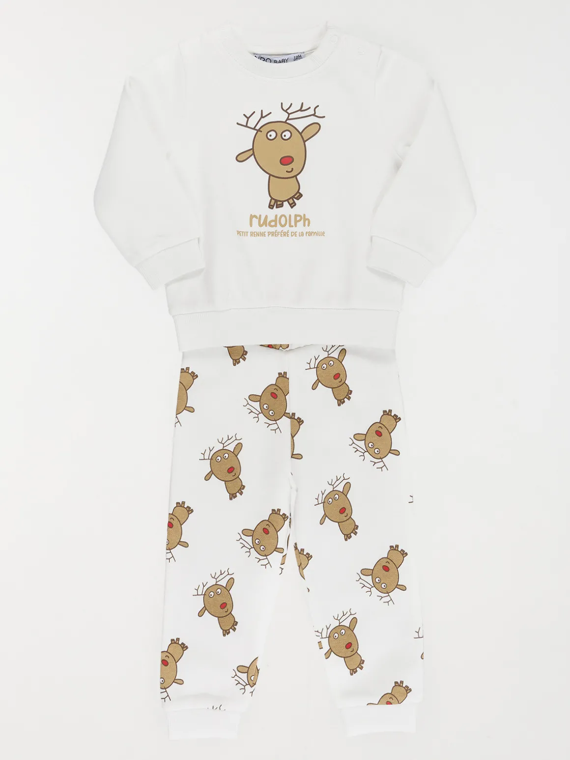 Ensemble renne Rudolph garçon (3-36M)