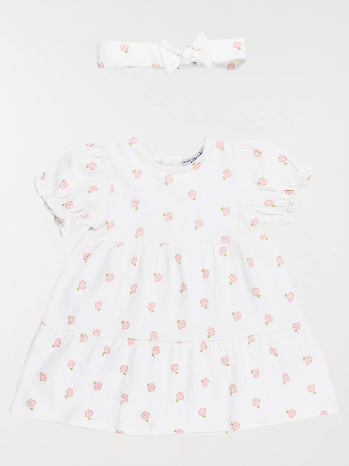 Ensemble robe et bandeau fille (3-36M)
