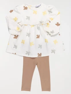 Ensemble robe et legging fille (3-36M)
