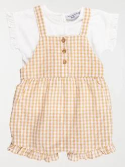 Ensemble salopette t-shirt fille (3-36M)
