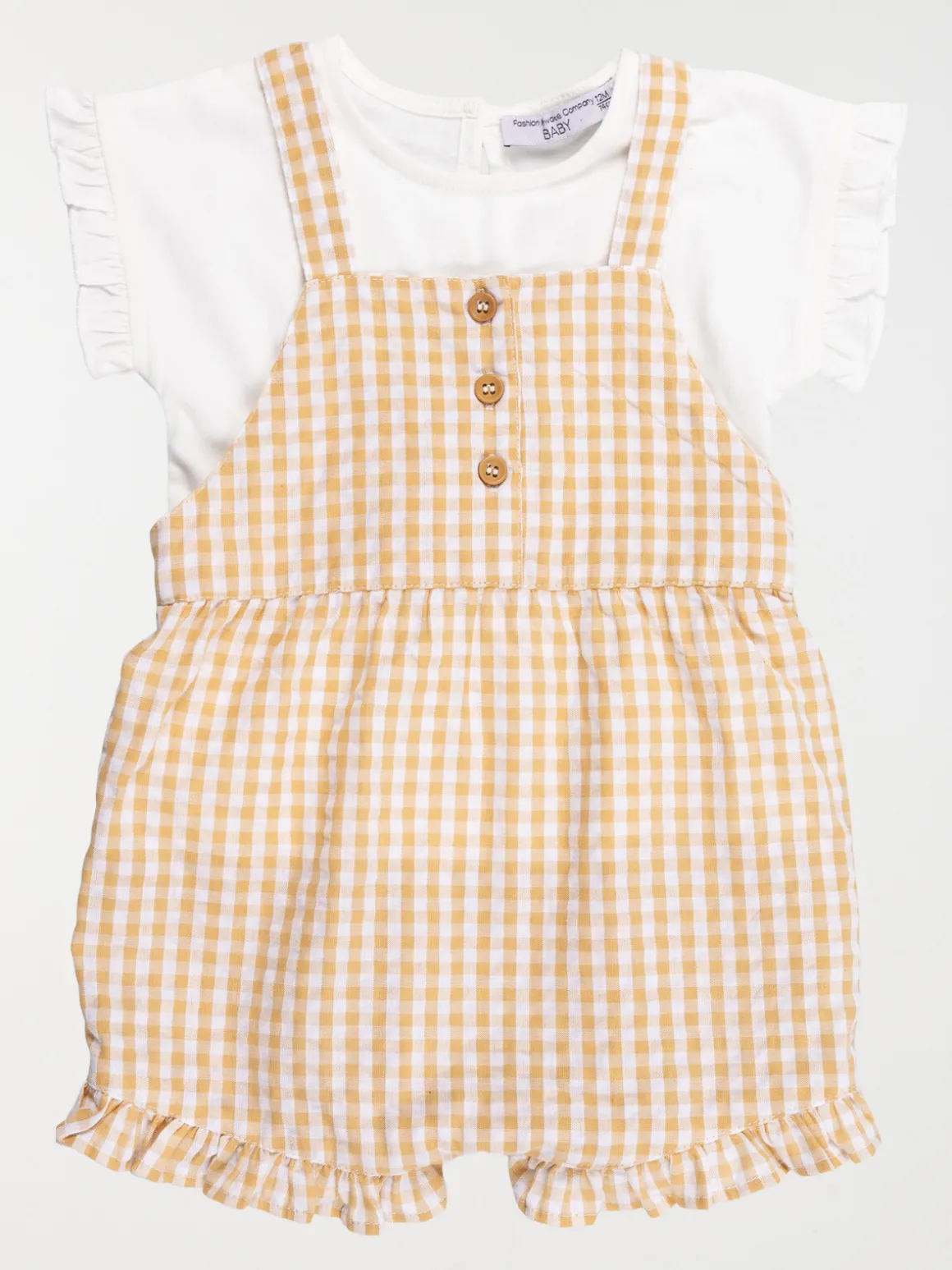 Ensemble salopette t-shirt fille (3-36M)