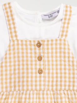 Ensemble salopette t-shirt fille (3-36M)
