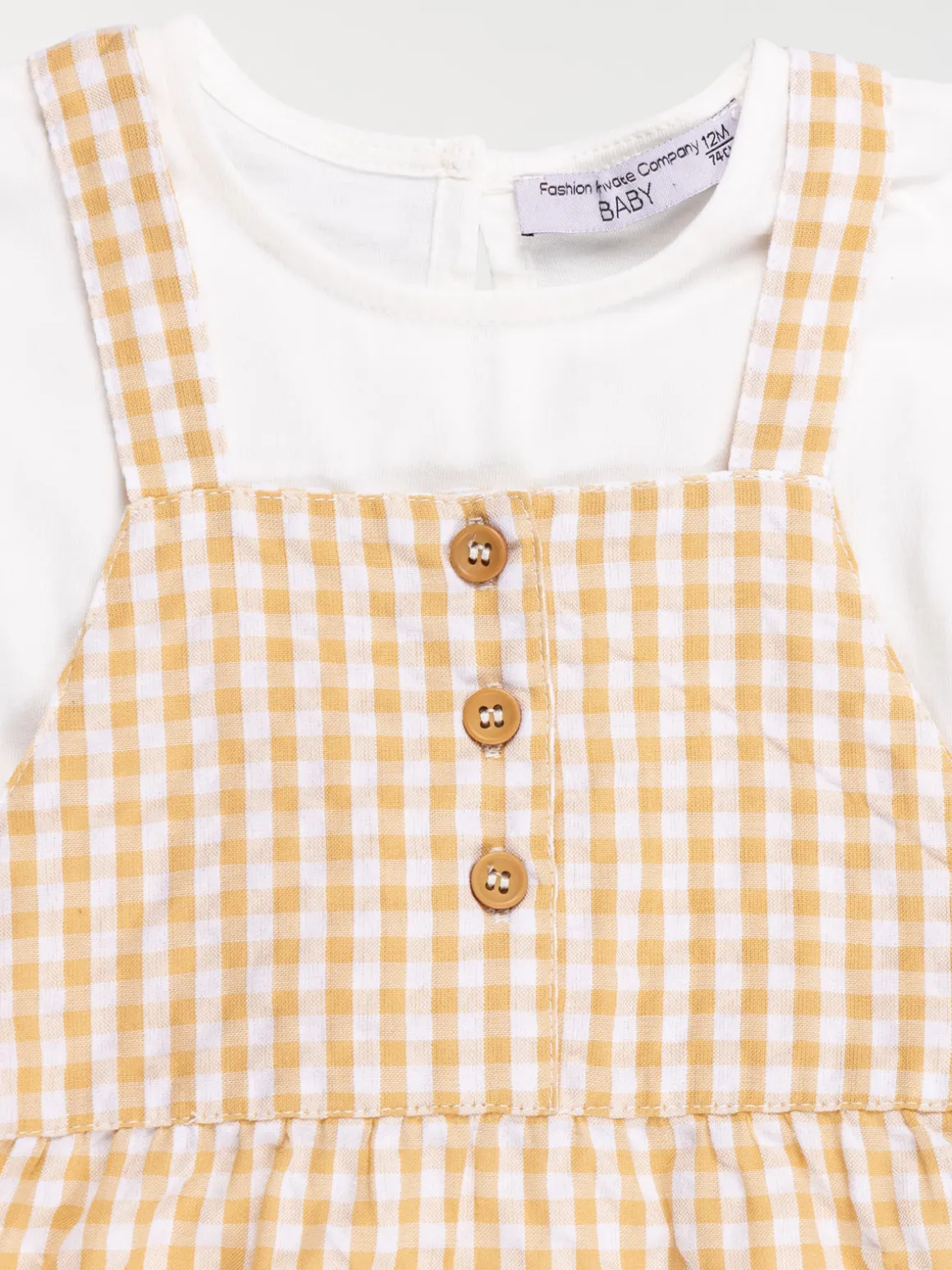 Ensemble salopette t-shirt fille (3-36M)