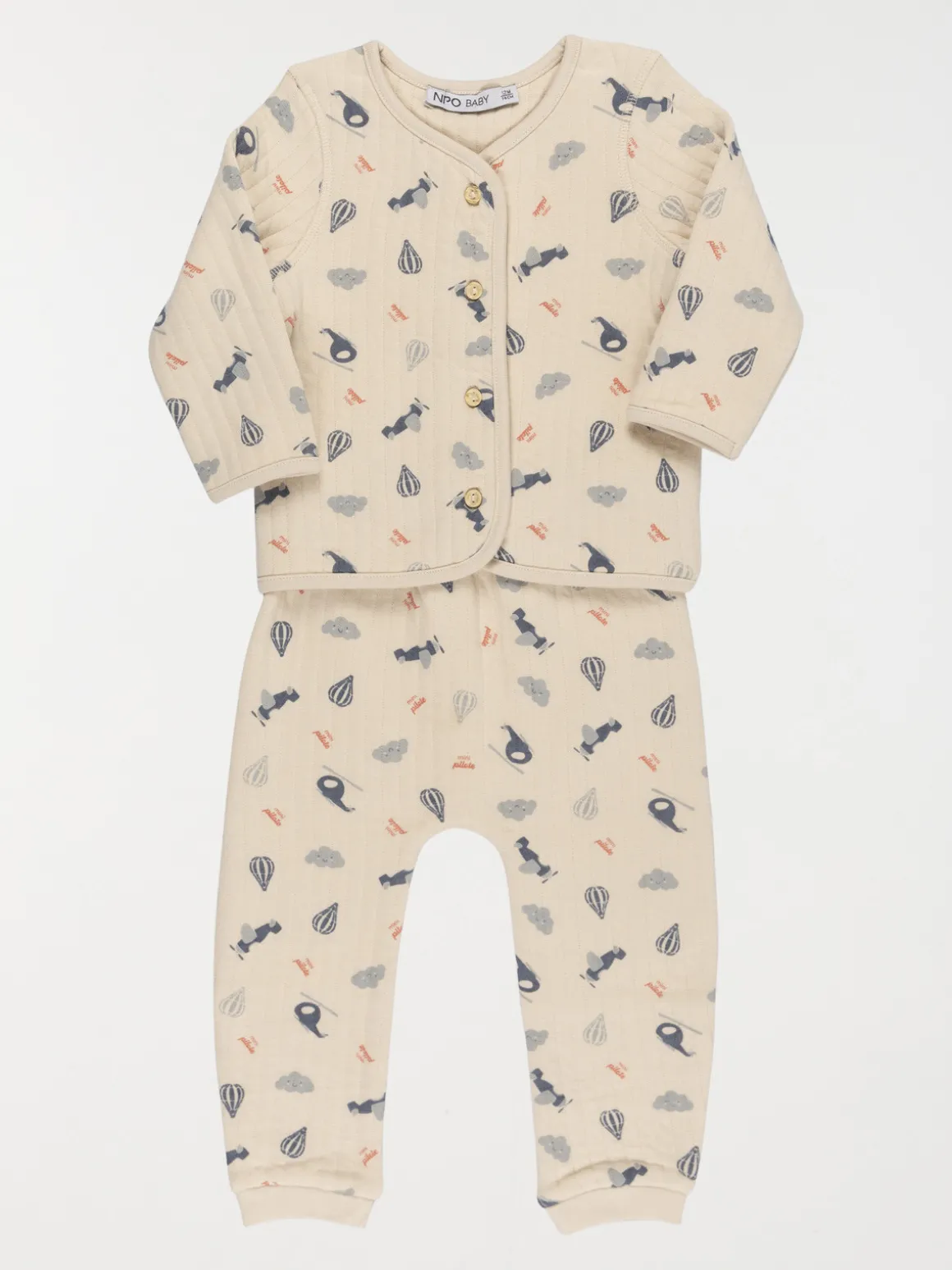 Ensemble tout imprimé garçon (3-24M)