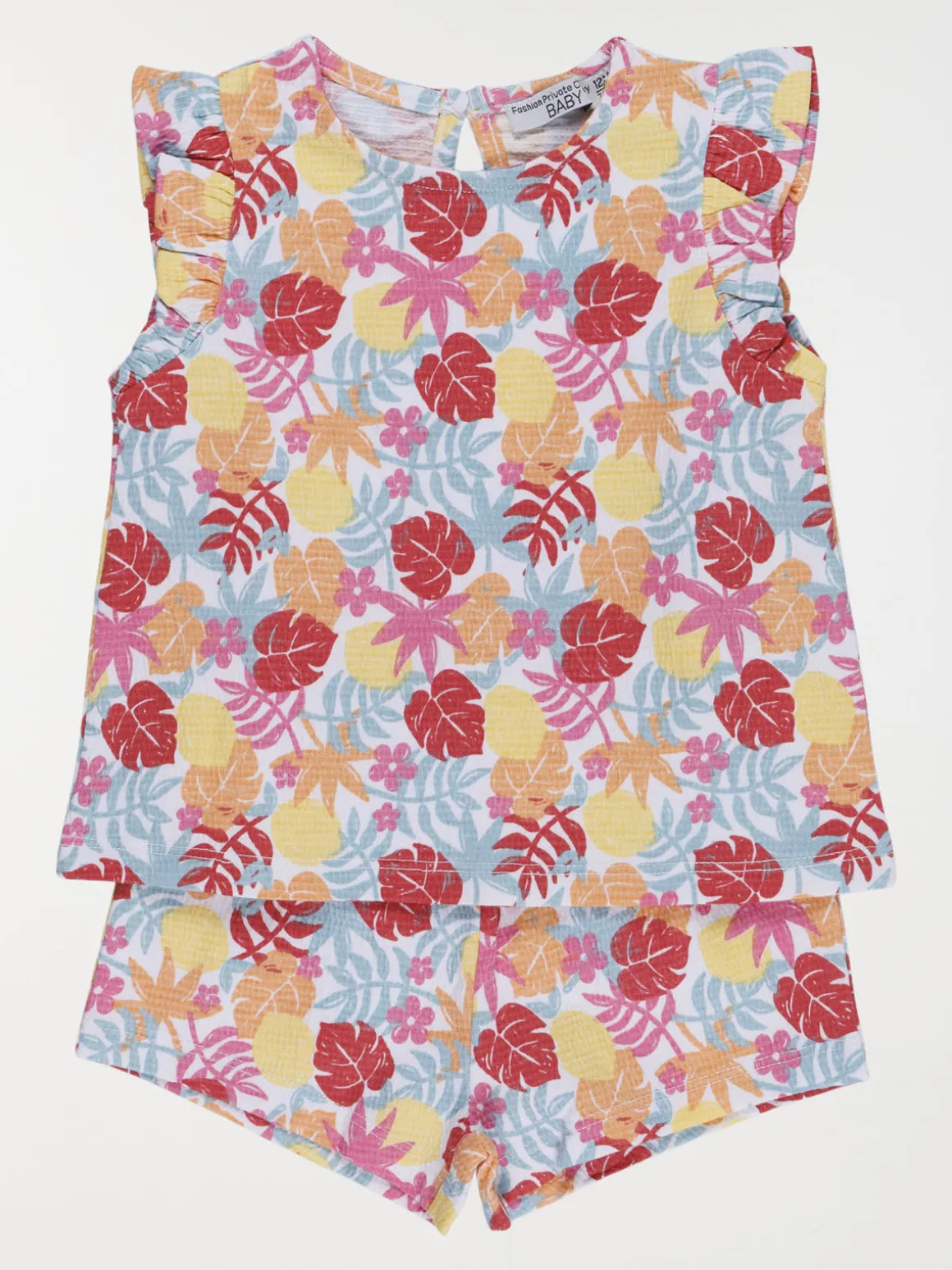 Ensemble t-shirt et short fille (3-36M)