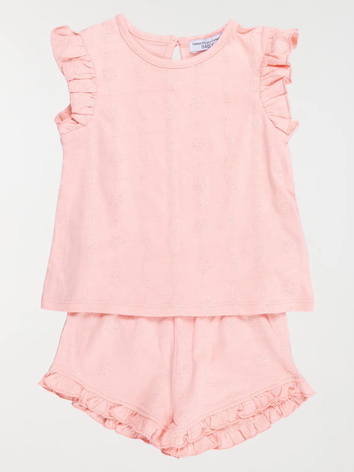 Ensemble T-shirt et short fille (3-36M)