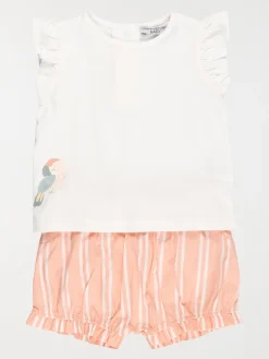 Ensemble t-shirt/short fille (3-36M)