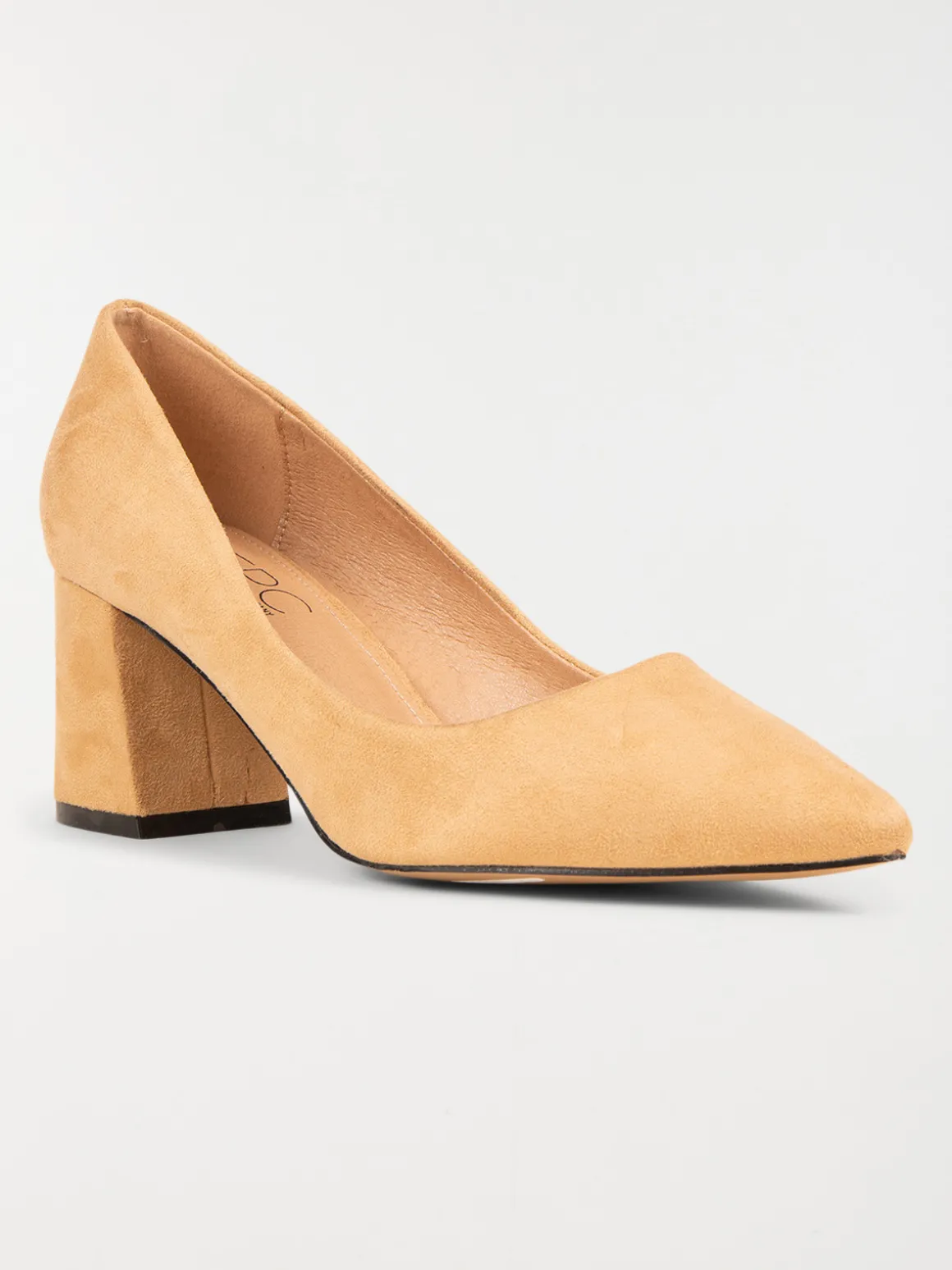 Escarpin femme nude suédine (36-41)