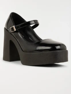 Escarpin plateforme noir femme (36-41)