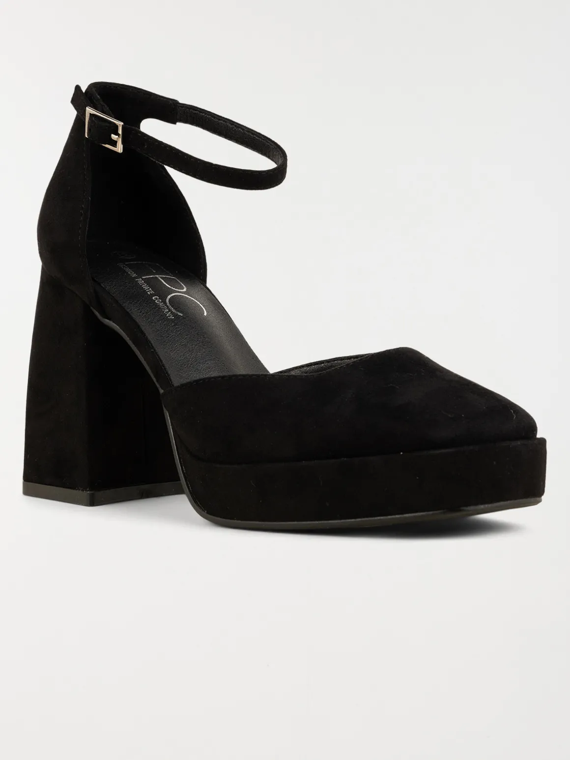 Escarpins suédines femme noir (36-41)