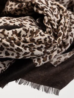 Foulard léopard femme