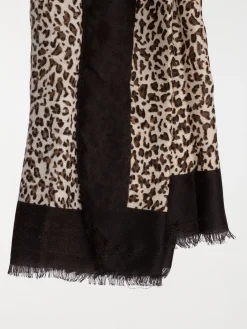 Foulard léopard femme
