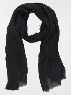 Foulard uni noir femme
